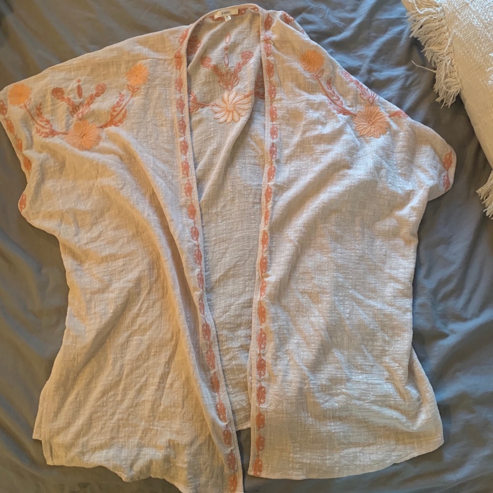 Cream cardigan/kimono